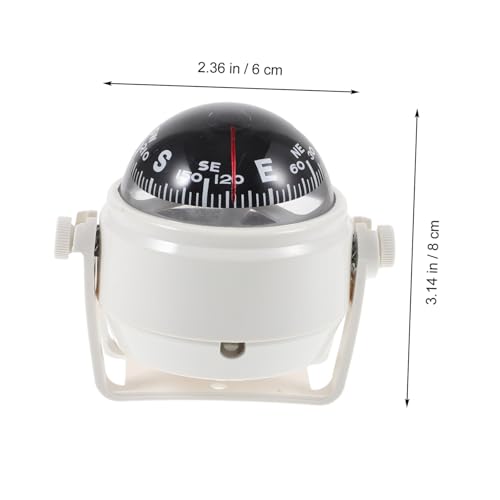 Brújula bola para auto y barco Toddmomy para tablero miniatura 3