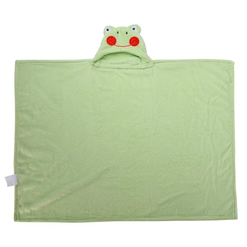 TranquilBeauty Bambus Handtuch mit Kapuze - weiches Badetuch für Babys, Kleinkinder, Säuglinge - perfekt für Jungen und Mädchen - lustiges Frosch