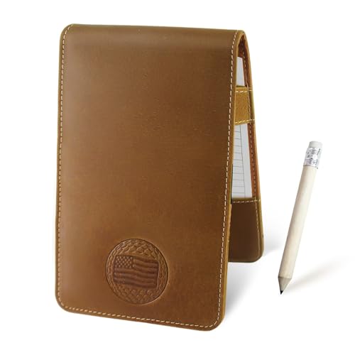 USA Crazy Horse Leather Scorecard Holder