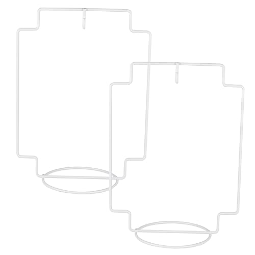 UPKOCH 2 Pack Micro Landscape Bottle Hanger Iron Shelf Glass Ball Bracket DIY Planter Stand Space-Saving Decorative Rack