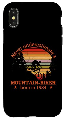 MTB Mountain-Biker ] }EeoCN re[W 1984 N܂̒a] X}zP[X iPhone X/XS p