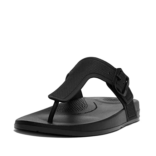 FitFlop Women's Iqushion Iridescent Adjustable Buckle Flip-Flops Wedge Sandal