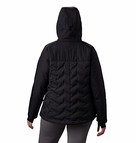 Columbia Jaqueta feminina Grand Trek, preta, grande