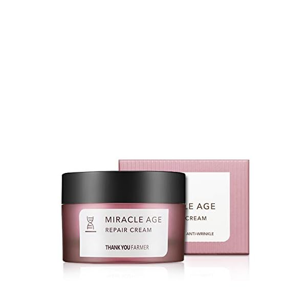THANKYOU-FARMER-Miracle-Age-Repair-Cream-175-Fl-Oz-50ml-Korean-Skin-Care-Anti-Aging-Cream-Face-Moisturizer-For-Women-Mens-Face-Moisturizer-Anti-Wrinkle-Face-Cream-Face-Cream THANKYOU FARMER Miracle Age Repair Cream 1.75 Fl Oz (50ml) - Korean Skin Care, Anti Aging Cream, Face Moisturizer For Women, Mens Face Moisturizer, Anti Wrinkle Face Cream, Face Cream