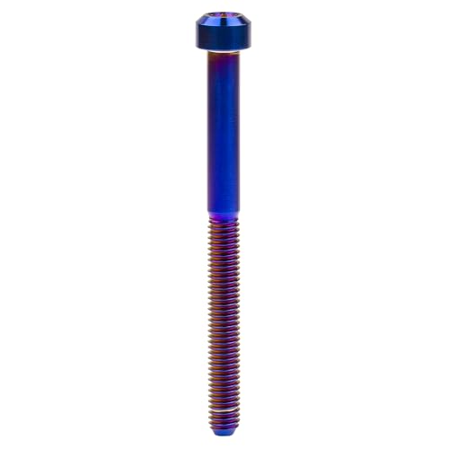 Image of Titanium Torx Square Head M6 x 10 15 20 25 30 35 40 45 50 60 65 70 80mm Screw Pack of 5 (Burn Blue, M6x70mm)
