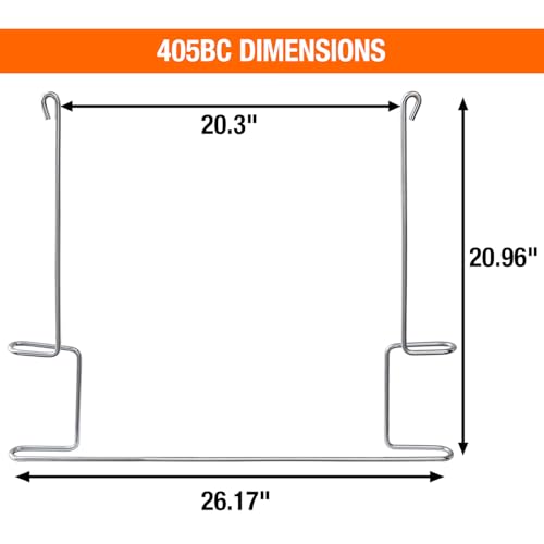 Image of Buyers Products 405BC Chrome Plated Anti-Sail Brackets for Mud Flaps, 26.13 x 21 Inch, 2 Count, Hold Mudflaps Straight and Flat, Bolt or Weld On to Truck Or Trailer