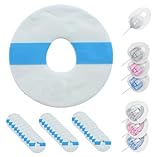 A1C WEAR - 30pk Overpatches for AutoSoft XC, 90, 30, MiniMed Mio, Extended, Varisoft 13mm, Inset - Triangle Style Infusion Sets - Waterproof, Transparent, Breathable, Long Lasting