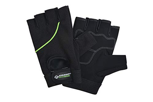 Schildkröt Fitness Guantes de Fitness Classic, Talla S/M, Negro/Verde, 960152