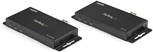 StarTech.com HDMI Over Fiber Extender (LC) - 4K 60Hz HDMI 2.0-3300ft (1km) Over Single Mode - 1000ft (300m) Over Multimode Fiber Optic Cable - Transmitter/Receiver AV Converter Kit (ST121HD20FXA)