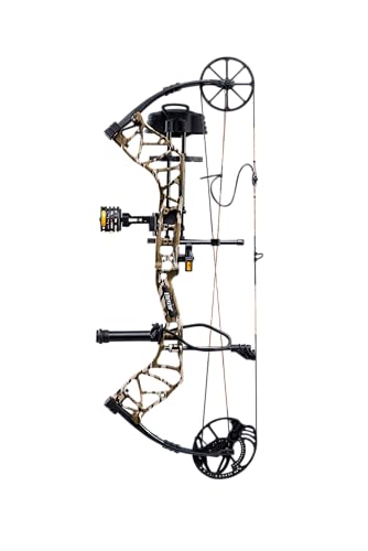 Bear Species XT Ready to Hunt Compound Archery Bow, 70lb. Draw Weight, Right Hand, Mossy Oak Bottomland/Black