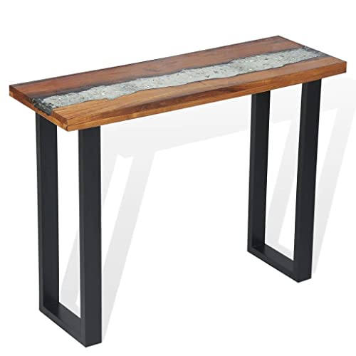 Vidaxl Console Table Teak 39.4"X13.8"X29.5" #TOP6