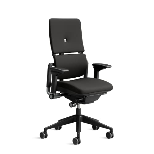 Sillas Oficina Steelcase Please Silla de Oficina Ergonómica con Altura, Soporte Lumbar y Brazos Ajustables, Mecanismo reclinable, Respaldo...