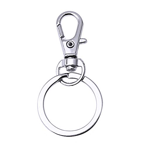 100 ganci per portachiavi, 50 moschettoni in