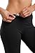 Fishers Finery Women's Straight Leg Yoga Pant with Pockets - New Fabric (Black, L)