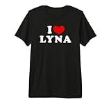 I Love Lyna, Amo Lyna Camiseta Premium