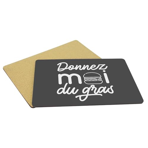 Napperons noir souples lot de 4 sets de table liège anti-tache grand format protège table burger - 5