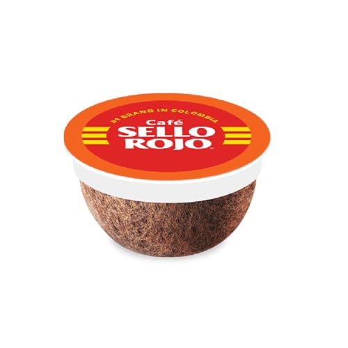 Image of Sello Rojo Tradicional Medium Roast Coffee K-Cup, 12 Count | Colombian Coffee EcoPods