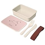 Sans BPA Fabulous Lunch Box - Boite à Repas avec couverts Rose - Lion Etoile Signe Astrologie Constellation Minimaliste - 700 ml