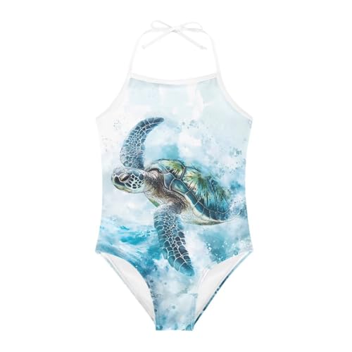 Image of ELEQIN Swimwear Swimsuit One Piece Girls Bathing Suit Animal Pattern 1-10 Years
