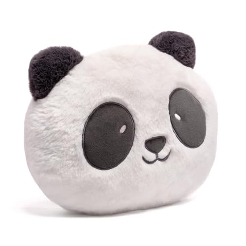 Image of Panda Face Pillow 30 cm Soft Plush Cushion Toy for Kids & Adults | Cute Panda Stuffed Pillow for Sofa, Bed & Gift | Ultra Soft Decorative Throw Cushion