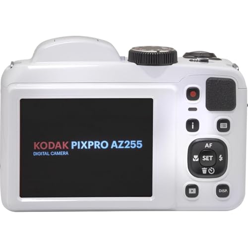 Kodak KODAK PIXPRO AZ255-WH 16MP Digital Camera 25X Optical Zoom 24mm Wide Angle Lens Image Stabilization 1080P Full HD Video 3' LCD Vlogging, with Bag & 32GB SD Card + - image 6