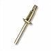 MBP-R6-M7 Huck Magna-Bulb Rivets, 3/16 Inch Dia. (.187) (.244-.307 GR) Dome HD, Steel Body, Steel Mandrel, Zinc Gold Dye