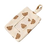 Diaper Wipes Case - Reusable Refill Pouch Hanging, Moist Towels Dispenser Cover, Button Seal Holder | Hygiene Storage Solution for Travel Camping Stroller Nursery Home