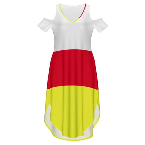 Women's Dresses Dress North Ossetia Flag Casual Fashion Summer Dresses XL
