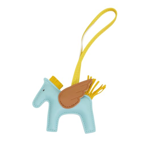 W.Sealet Leather Bag Charms for Women, Hanging Ornaments for Trees, Handmade Pony Keychain Charms for Handbag, Purse, Bogg Bag Accessories