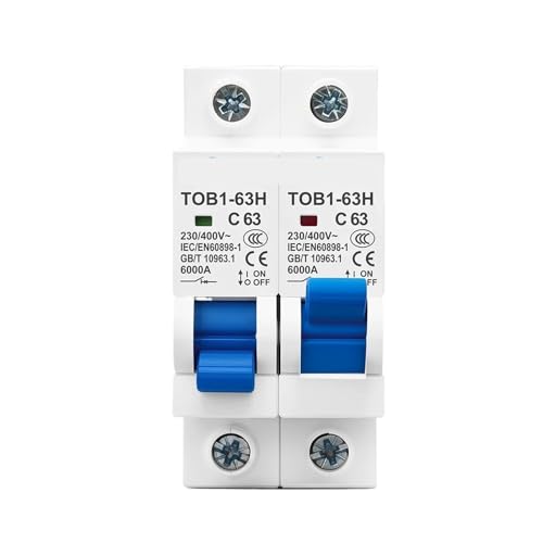 Interruptor de transferencia manual MCB 1P 16A 400V para carril DIN