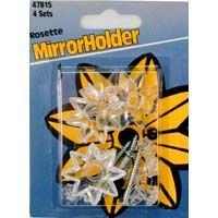Midwest Fastener 1" Rosette Mirror Clips 23537