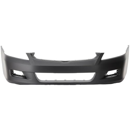 Suitable for Primed Front Bumper Cover Replacement for Honda Accord Sedan 2006-2007 - Perfect Fit & Easy Installation