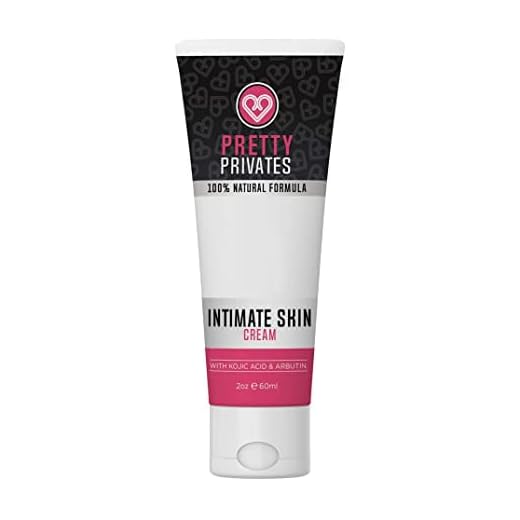 Pretty Privates Intimate Skin Bleaching Cream Intimate and Sensitive Areas - Natural Dark Spot Corrector for Private Parts, Underarm, Elbow, Knees - Kojic Acid + Niacinamide + Arbutin (2oz)