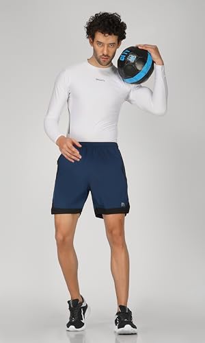 Image of NEVER LOSE Mens Running Athletic Shorts 5 inch Inseam Quick Dry Workout Shorts Men Lightweight Gym Shorts with Pockets