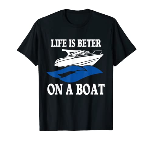 Motorboat, yacht, captain, ship, driving boat T-Shirt