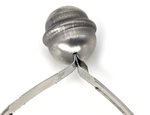 HIMEN 100 Plomben aus Metall Typ Manschette – Sicherheitsplomben zum Ineinanderstecken, fortlaufend nummeriert, Modell BMS-215F