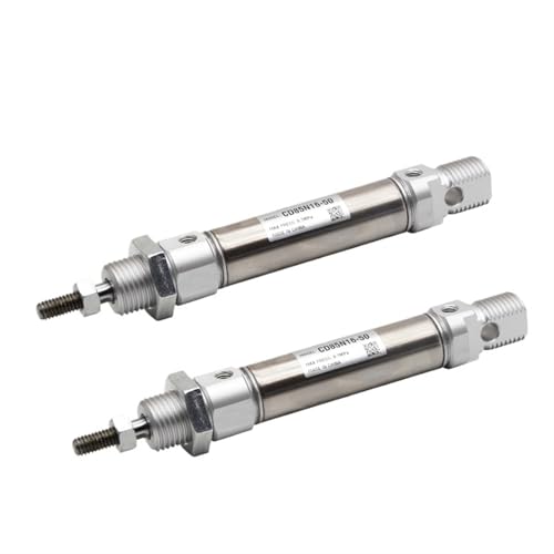 Cylindre pneumatique ISO C85 en acier inoxydable pour guidage de haute précision