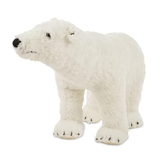 Melissa & Doug Giant Polar Bear - Lifelike Stuffed Animal (Nearly 3 feet Long)