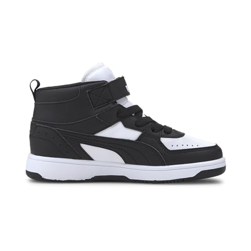 Image of Puma Unisex Baby Rebound Joy Softfoam+ Kids' Shoes Black White Sneaker-10 UK (374688)