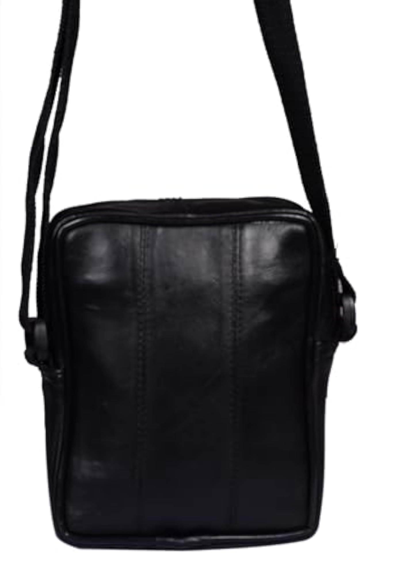 Genuine Leather Multi-Pocket Messenger Sling Bag for Men