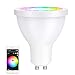 Produktbild GLEDOPTO Smart LED WiFi Lampen, ZigBee GU10 Dimmbar Mehrfarbig RGB LED Birne Sprachgesteuertes Stimmung Licht Direkt kompatibel mit Echo Plus und Echo Show (2. Gen.), Kompatibel mit Philips Hue Bridge