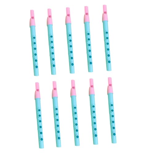 Vaguelly 10Pcs Clarinet for Educational Wind Instrument for Beginners Random Colors for Classroom Music Teaching and Fun Playtime Activities
