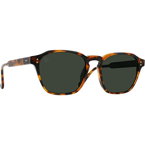 RAEN Ð Aren Ð Mens Retro Square Sunglasses UV Protection - Huru/Green Polarized Lens (Size 53 MM)