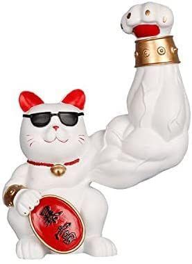 食玩招き猫フィギュア 12体セット 樹脂製 横尾忠則 魔除猫フィギュア 招き猫 コレクション - メルカリ