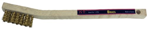 K-T Industries 5-2206 - Brass Wood Handle Cleaning Brush
