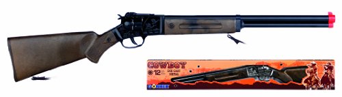 Gonher-Rifle 12 Tiros-Plata, Multicolor, sin Talla (97/0)