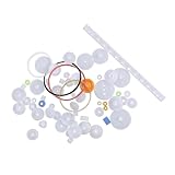 MOLUCKFU 60個 入りプラスチック製ギア 多種類ギアパーツ ロボット用機械モデル 小型メカニカル 車アクセサリー 軽量耐久