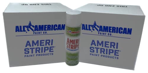 Ameri-Stripe White Athletic Field Marking Spray Paint - 2 Case Pack (24 Cans) 18 oz of Paint per Can