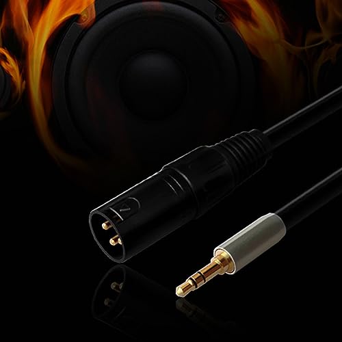 Cable de 3.5 mm a XLR macho para eliminar ruidos al conectar el PC 5