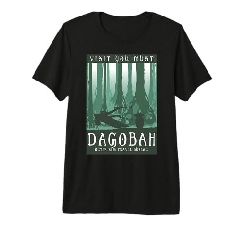 T-shirt Star Wars Dagobah original à offrir en cadeau pour un anniversaire de fan